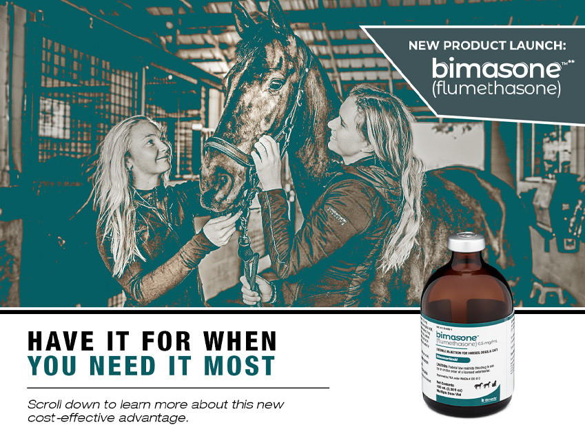 Bimeda® US Launches Bimasone™(flumethasone) - The Only FDA-Approved Generic Bioequivalent for the Corticosteroid Flumethasone